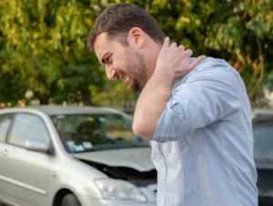 Whiplash injury from a car accident