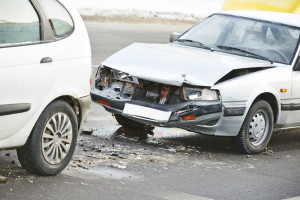 Rear end collision