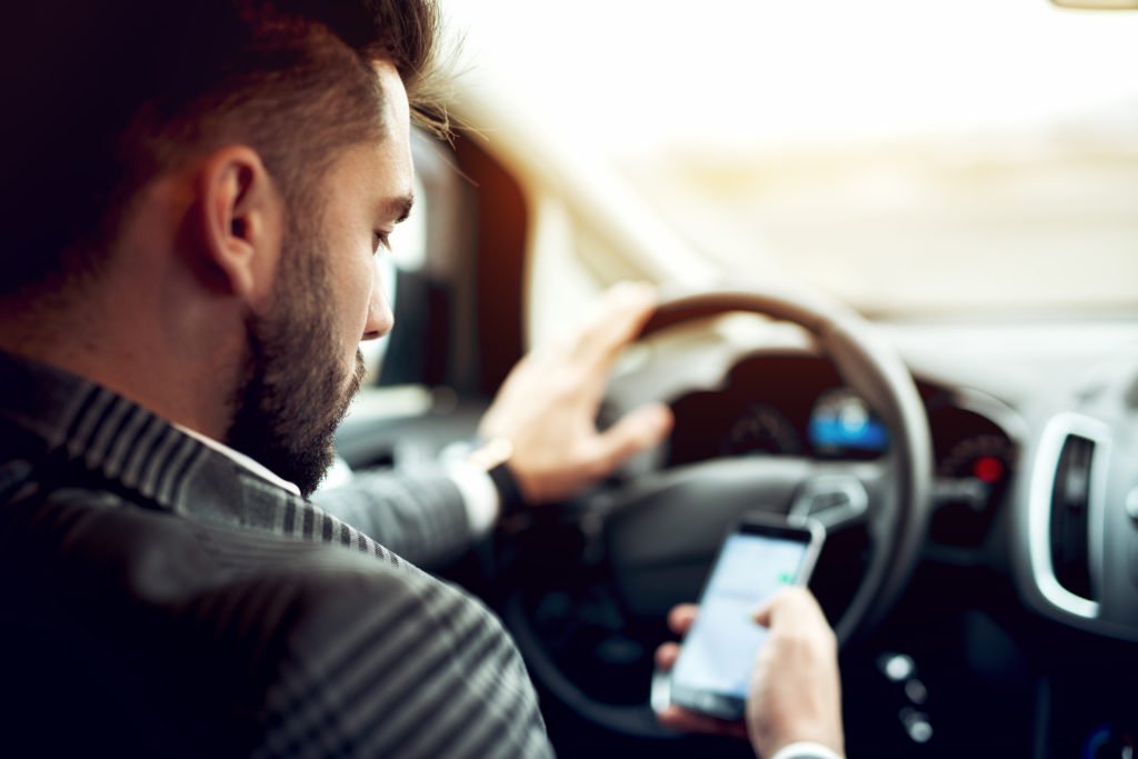 car accidents caused by distracted driving