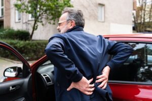 driver with back pain